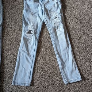 Girls cat and jack sequin stretch jeans size 8